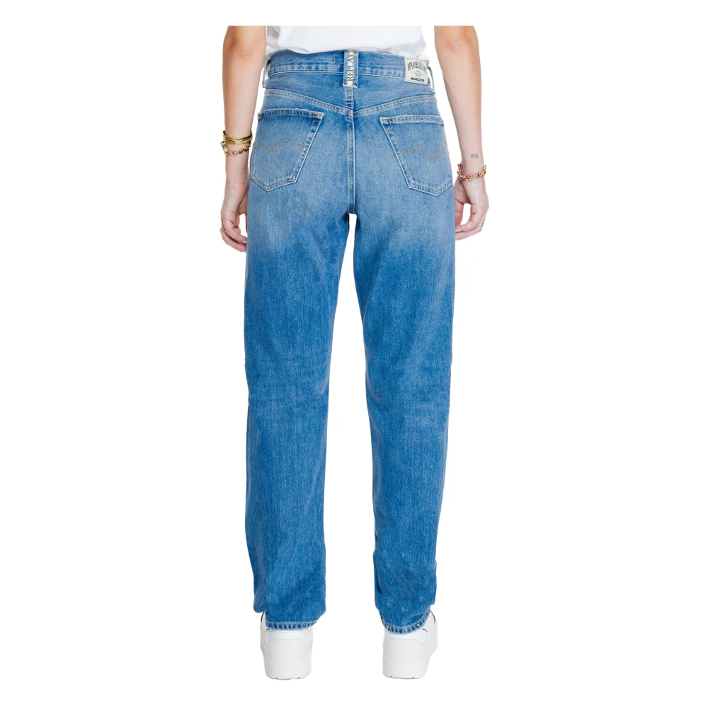 Replay Effen dames jeans met rits Blue Dames