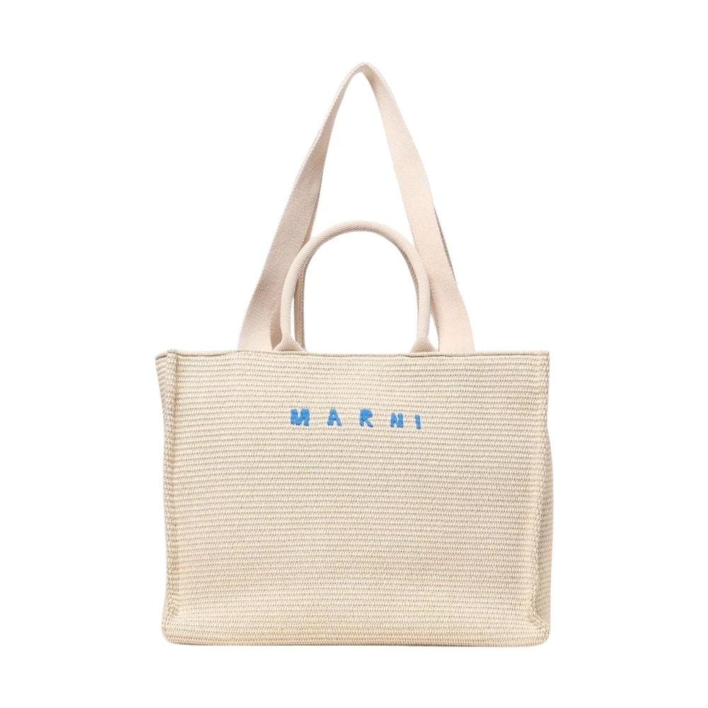 Marni - Bags > Tote Bags - Beige - Marni - Modalova