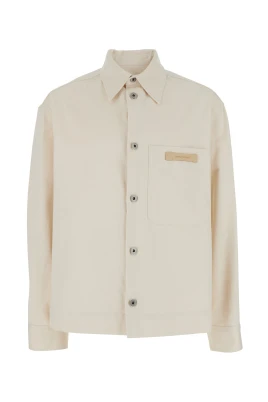 Logo Patch Cotton Jacket