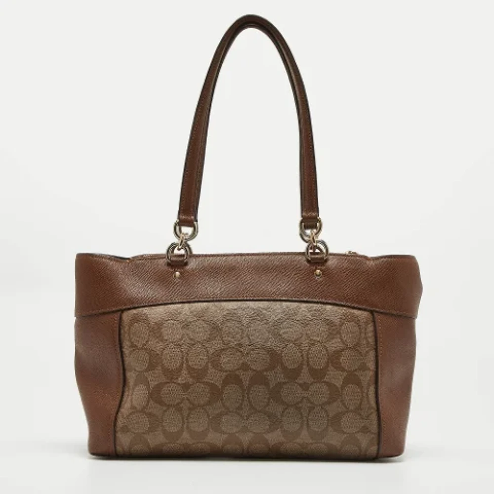 Coach Pre-owned Leather totes Brown Dames