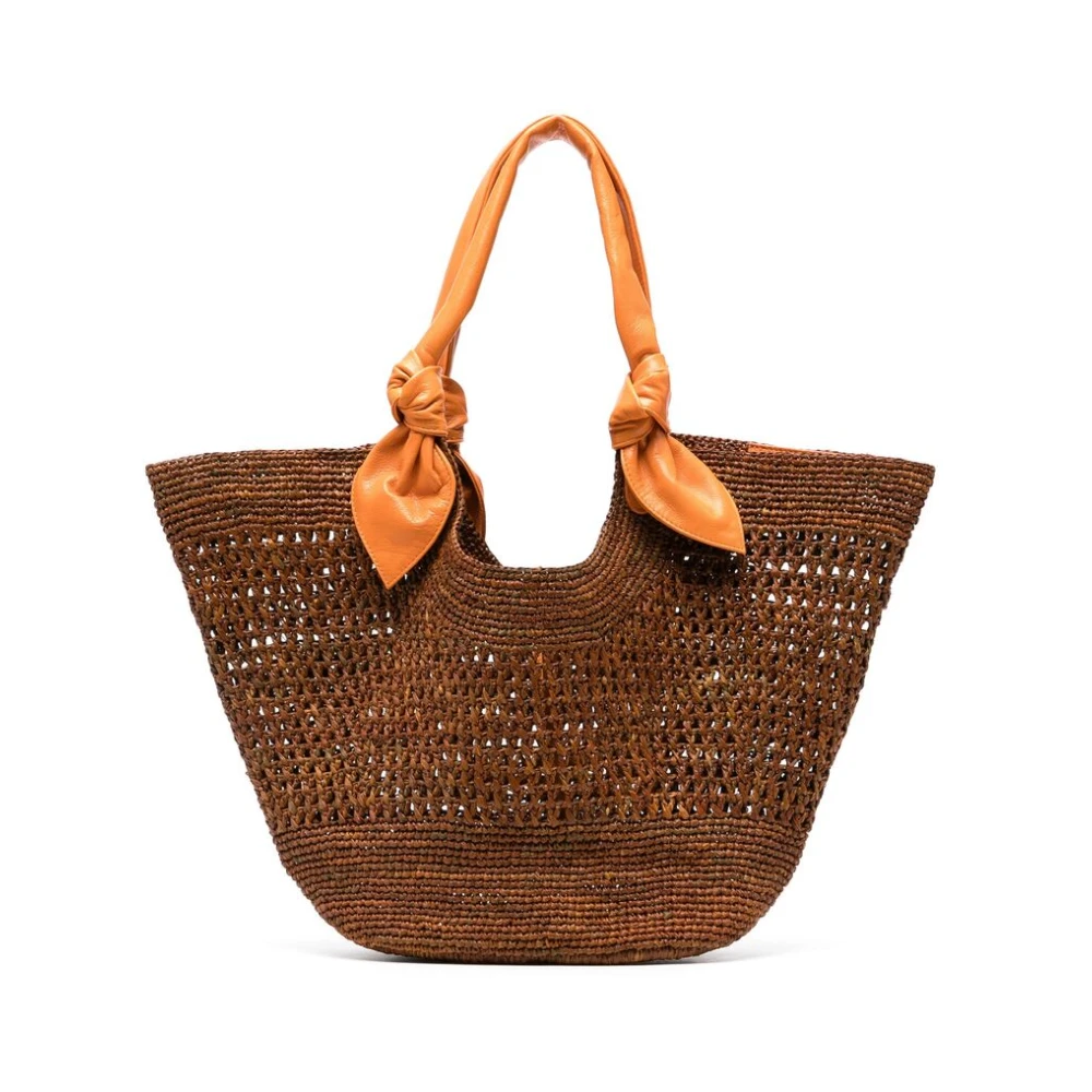 Hereu Bruine Stropdas-Top Schoudertas Brown Dames