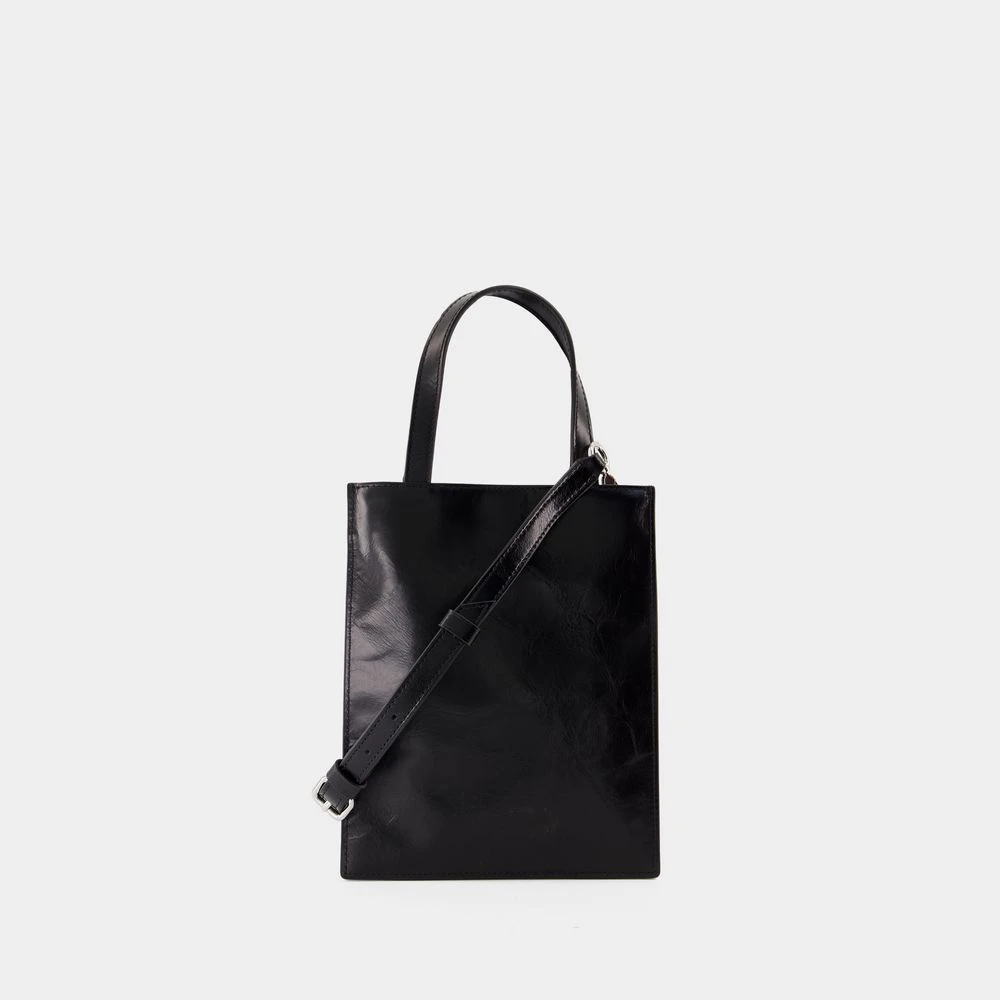 alexander wang Zwarte Leren Winkelmand Pinch Black Dames