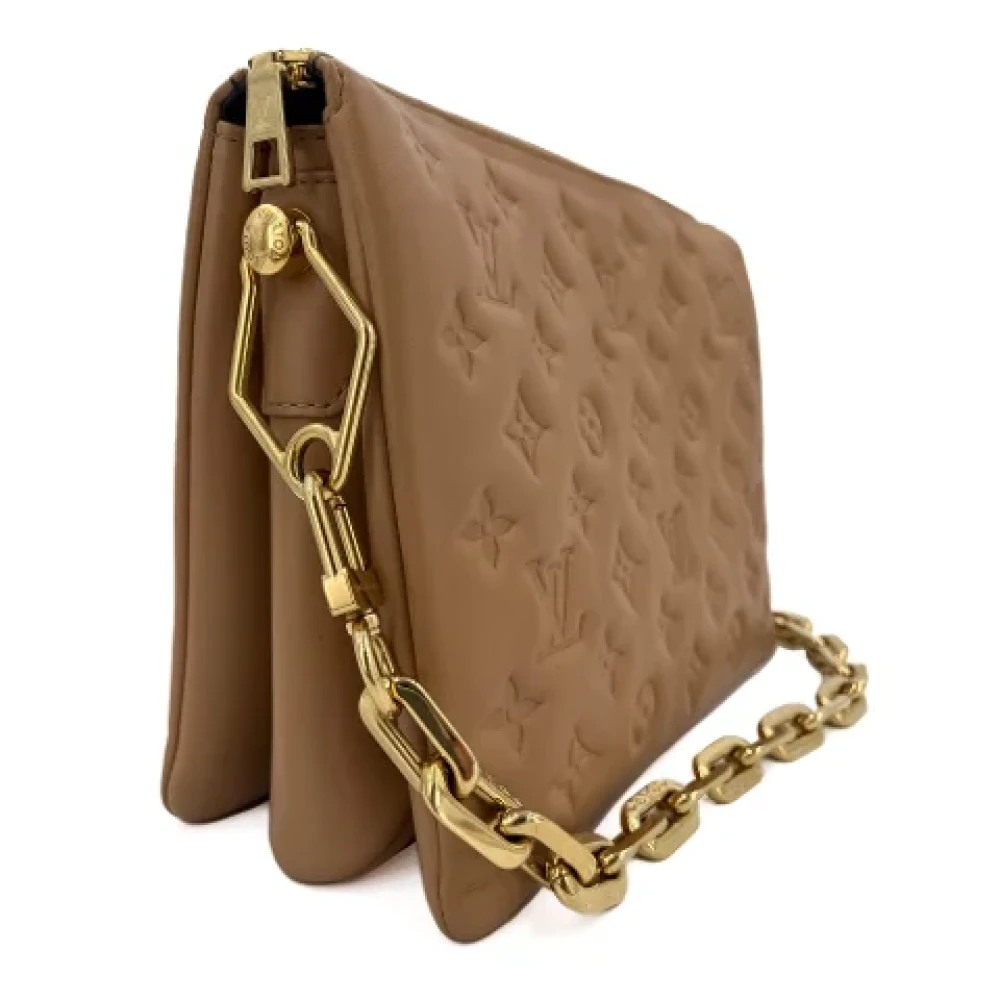 Louis Vuitton Vintage Pre-owned Leather louis-vuitton-bags Beige Dames