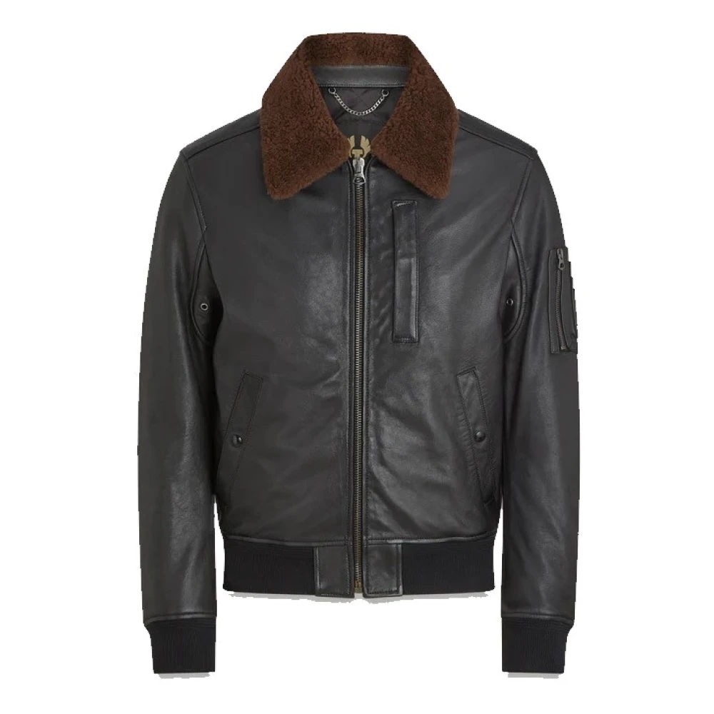Jackets > Leather Jackets - - Belstaff - Modalova