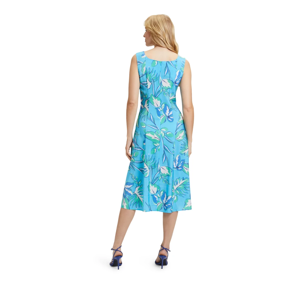 Betty Barclay Mouwloze Midi Jurk Multicolor Dames