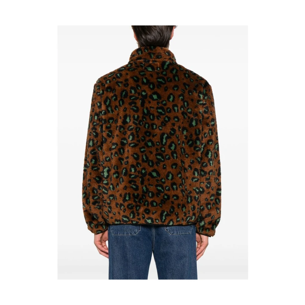 Carhartt WIP Luipaardprint Fleece Jas Multicolor Heren