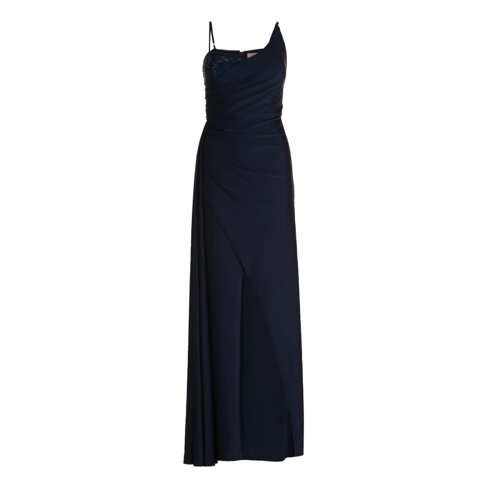 Vera Mont Elegante Maxi Jurk met Juwelen Blue Dames