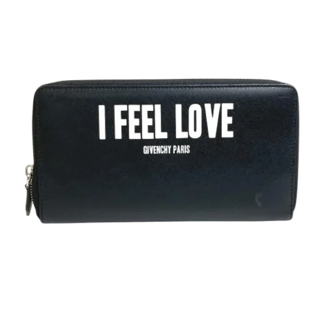 Givenchy Pre-owned Leather wallets Black Heren