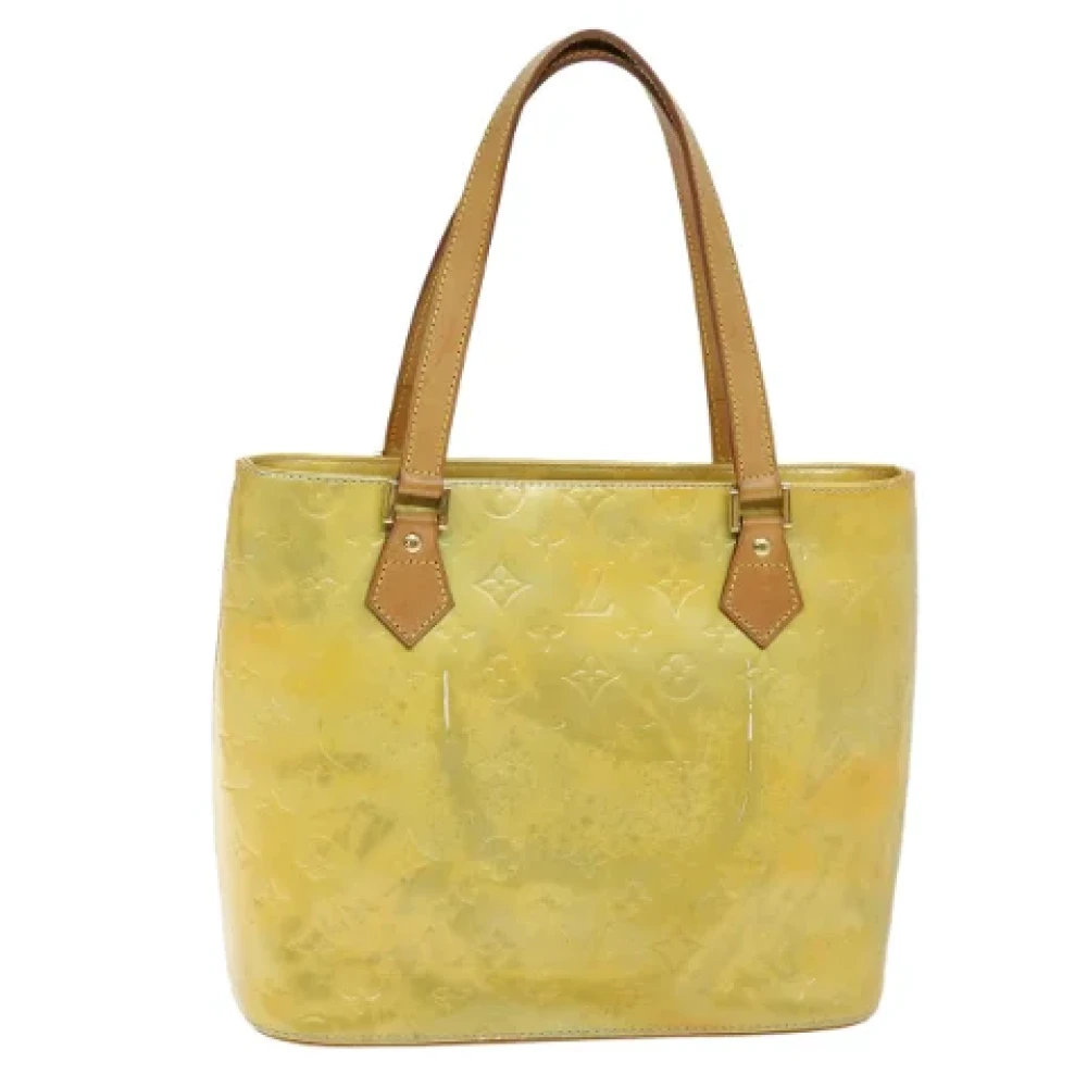 Louis Vuitton Vintage Pre-owned Leather louis-vuitton-bags Yellow Dames