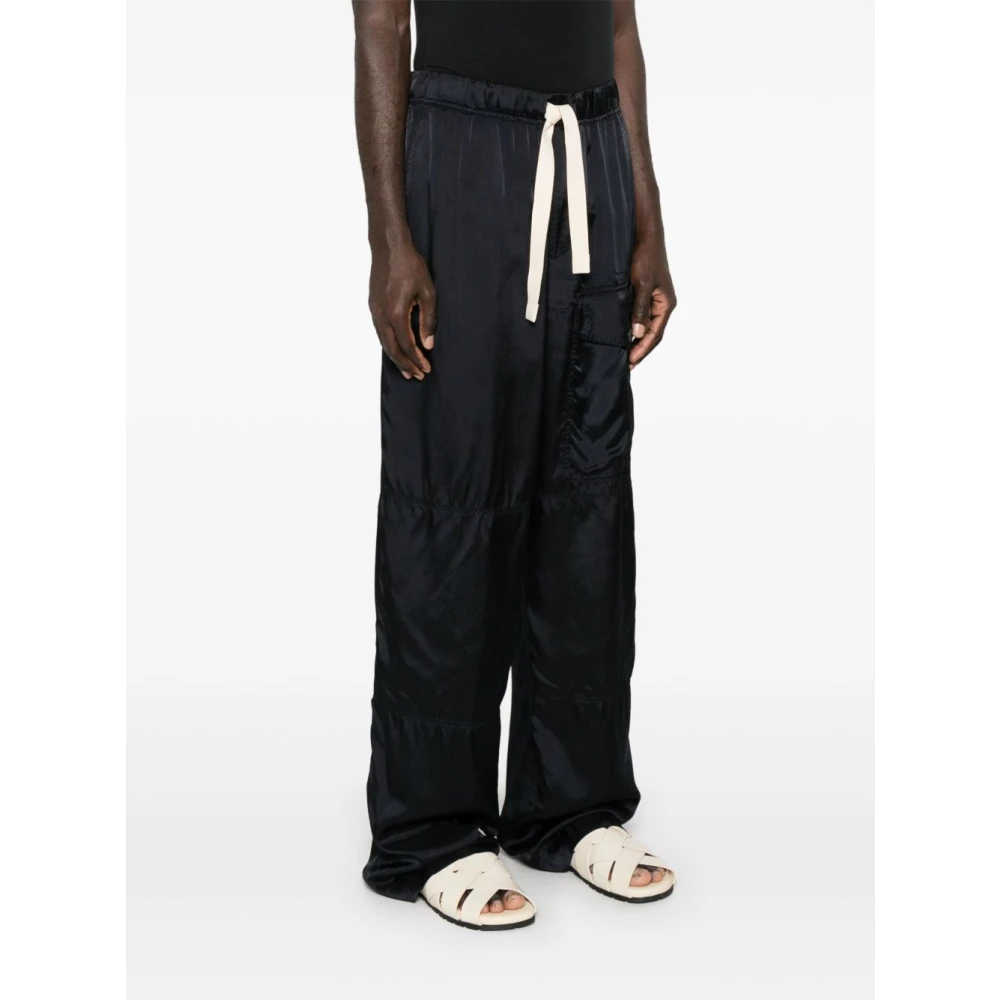 Dries Van Noten Blauwe Broek Blue Heren