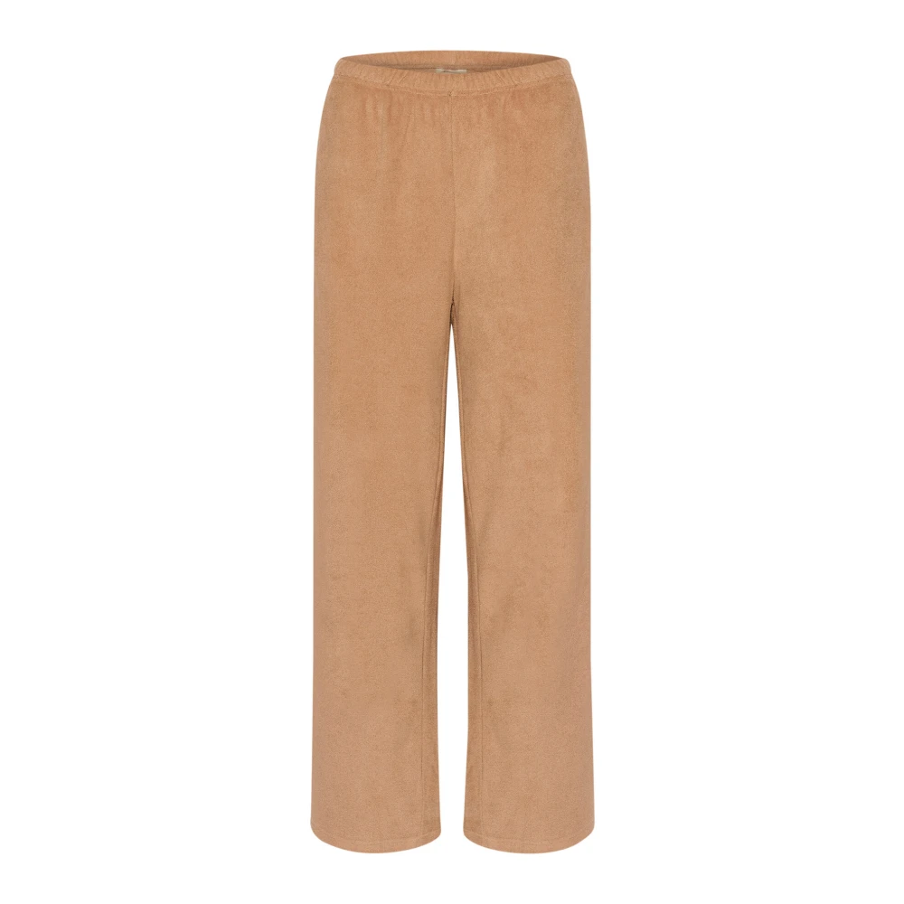 Cream Kaneel Swirl Loose Fit Sweatpants Brown Dames