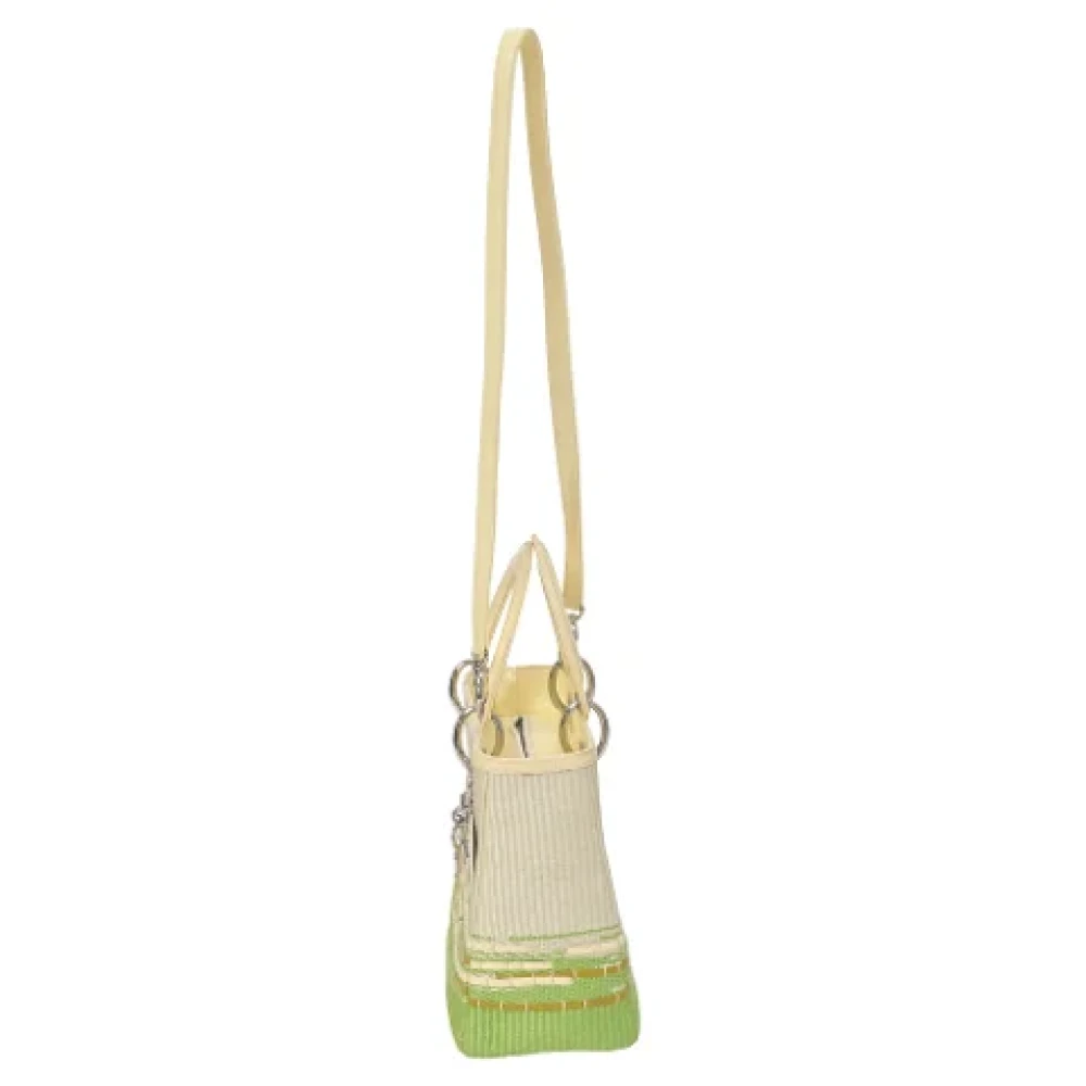 Dior Vintage Pre-owned Leather dior-bags Green Dames