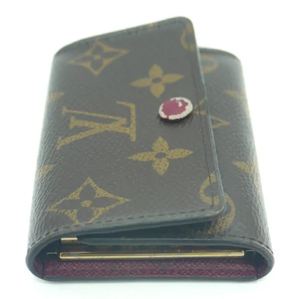 Louis Vuitton Vintage Pre-owned Fabric key-holders Brown Dames