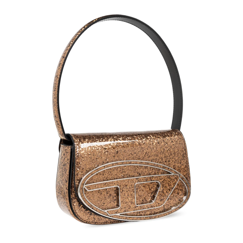Diesel Glitter schoudertas `1Dr` Yellow Dames