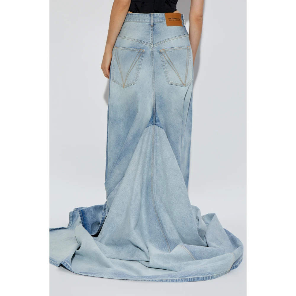 Vetements Jeans met trein Blue Dames
