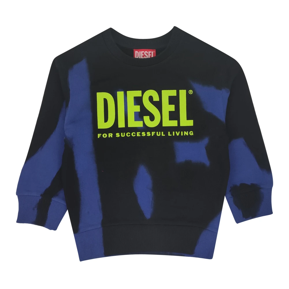 Diesel Boys Black Kids Sweatshirts, 6 Y, Smart Over Sweatshirt