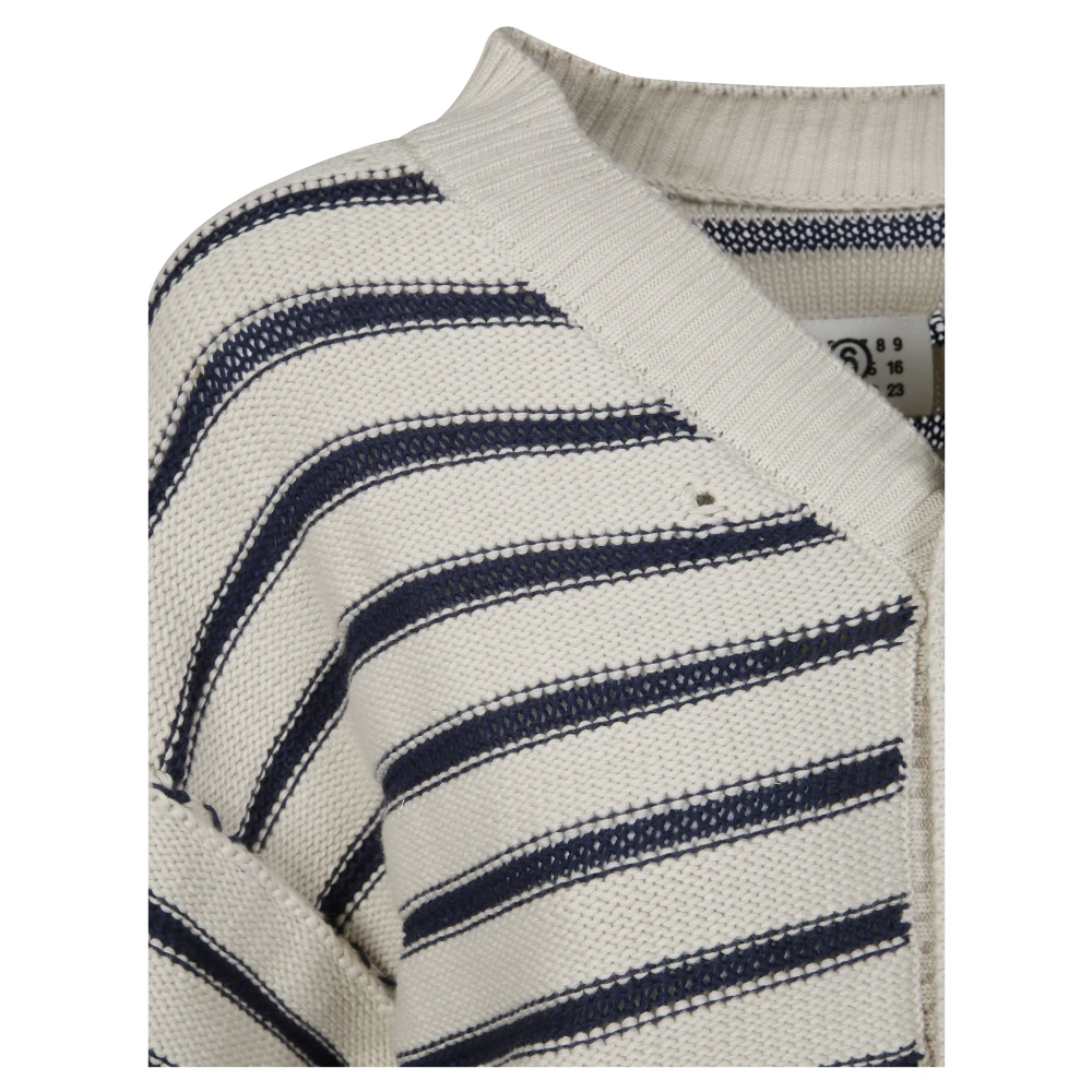 MM6 Maison Margiela Stijlvolle Cardigan Blue Dames