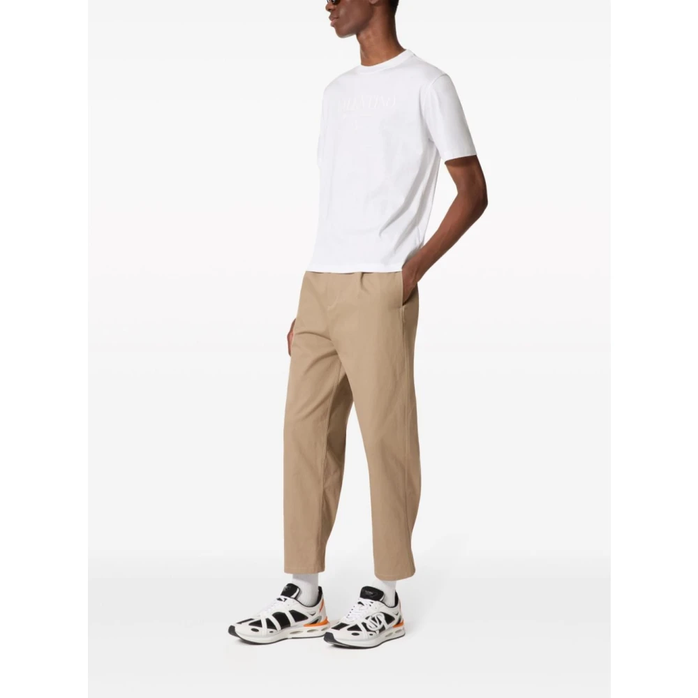 Valentino Garavani Witte T-shirts Polos voor mannen White Heren