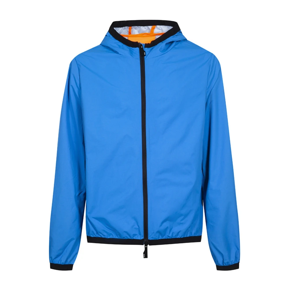 Suns Men's Blue Hooded Sports Jacket - Light Jackets - Xl - Jackets