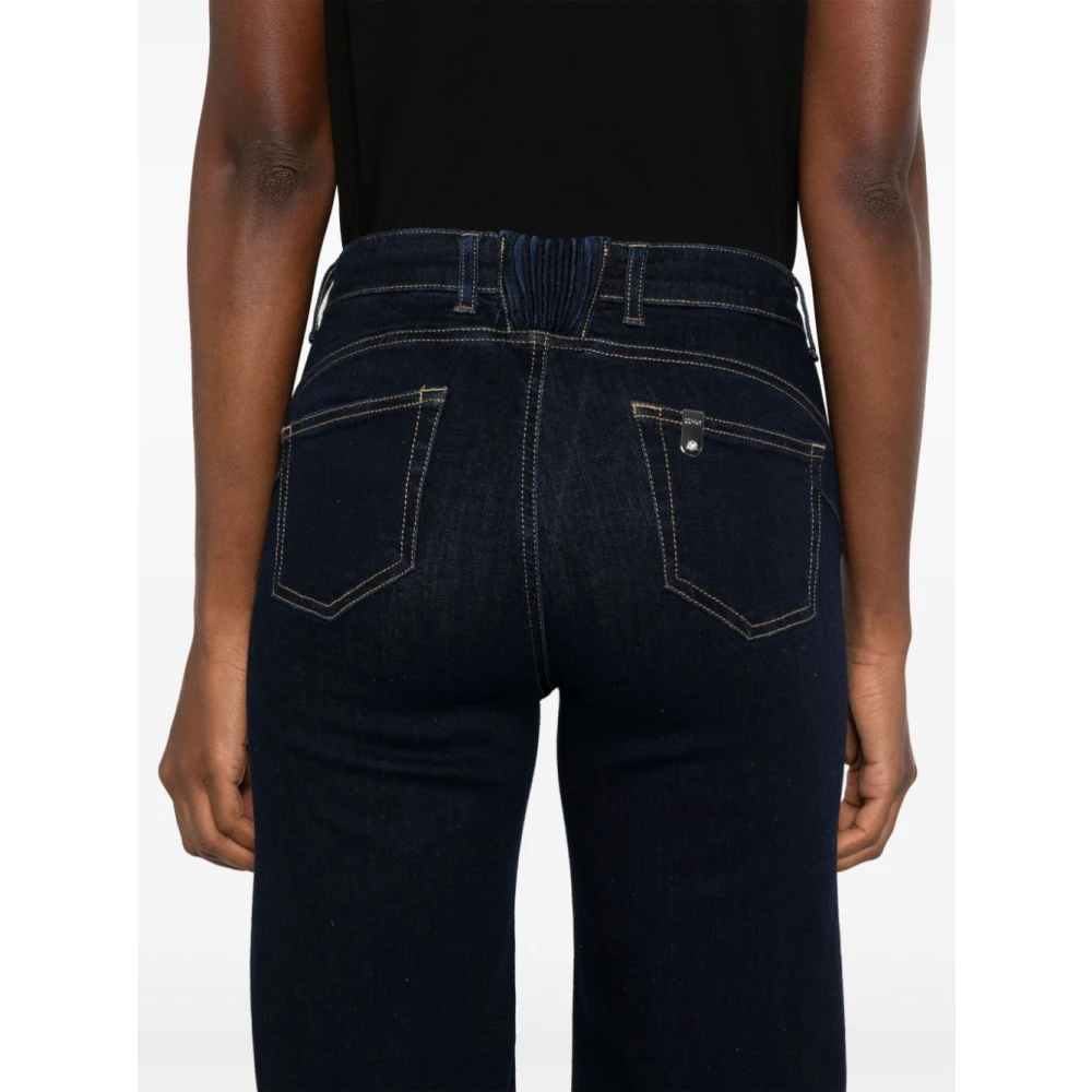 Liu Jo Donkerblauwe Katoenen Elastische Jeans Blue Dames