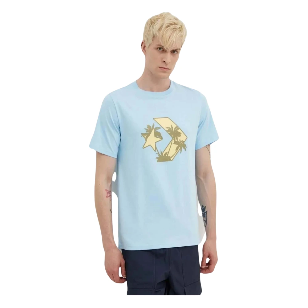 Converse Festival Star Chevron Infill Tee T-shirt Blue Heren