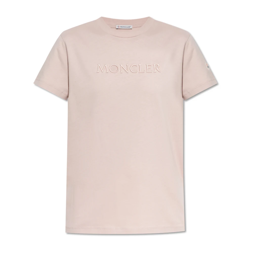Moncler Lichtroze T-shirt Pink Dames