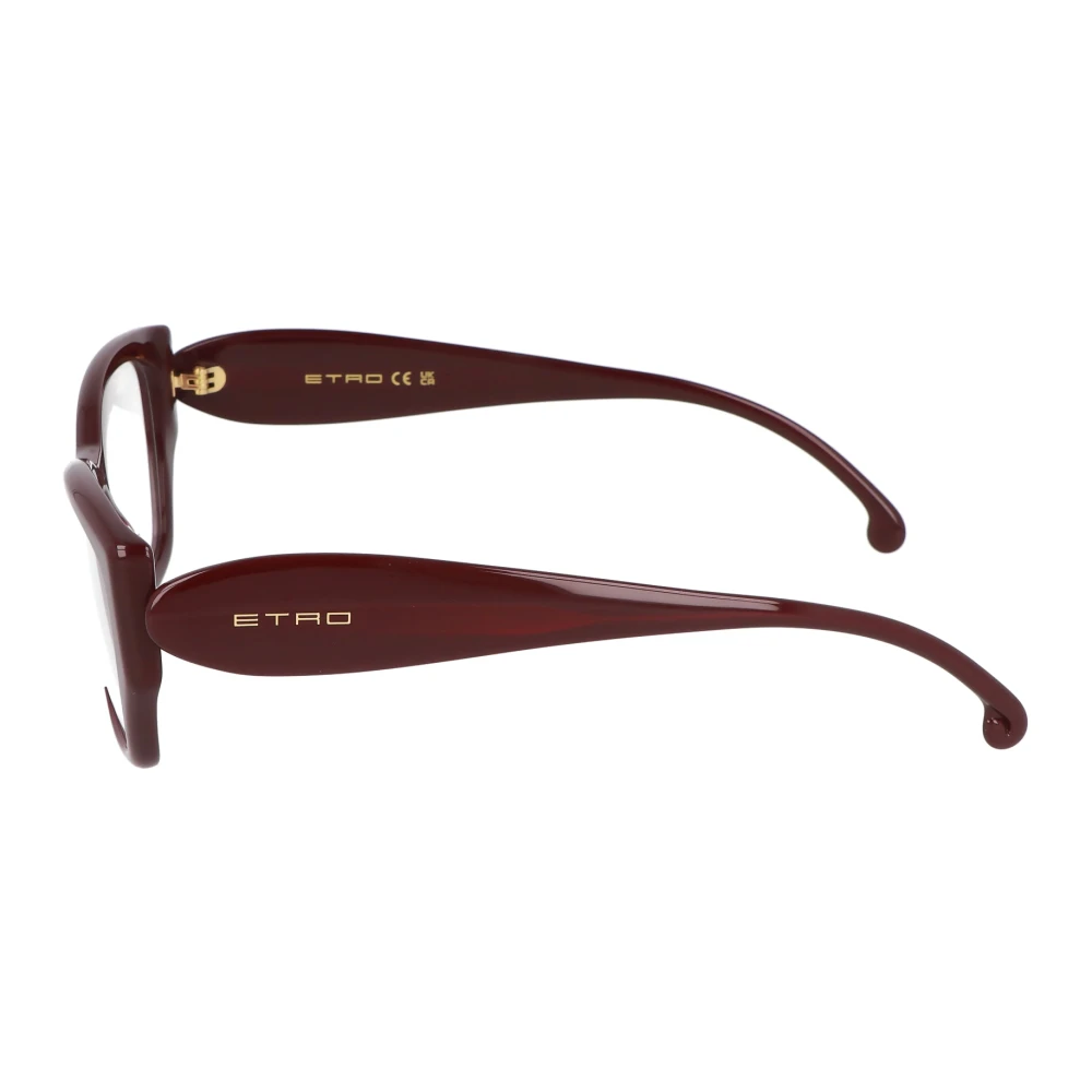 ETRO Stijlvolle onregelmatige bril Model 0058 Red Dames