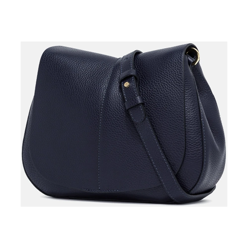 Gianni Chiarini Blauwe Helena Round Leren Tas Blue Dames