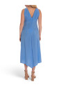 robe-midi-evasee-a-col-en-v