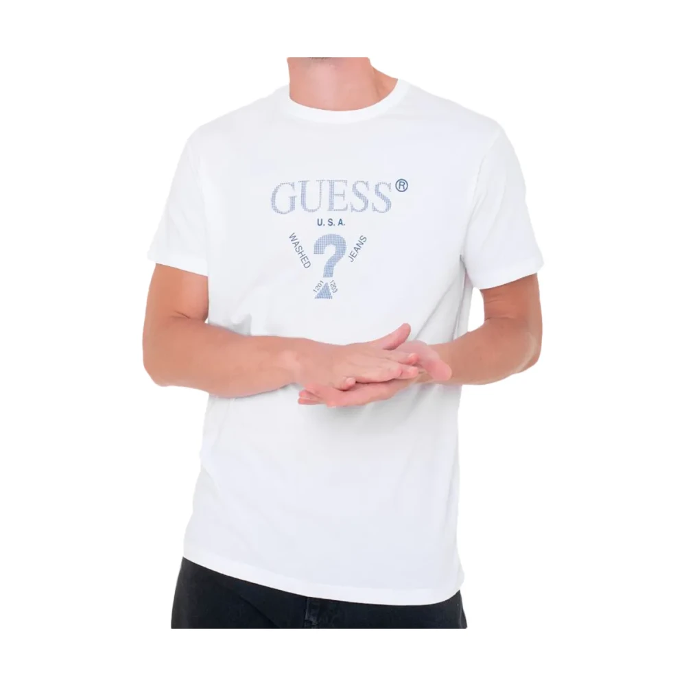 Guess - Tops > T-Shirts - White - Guess - Modalova