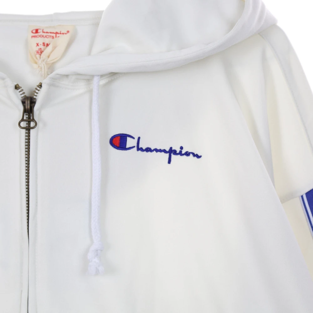 Champion Witte Korte Hoodie voor Vrouwen White Dames