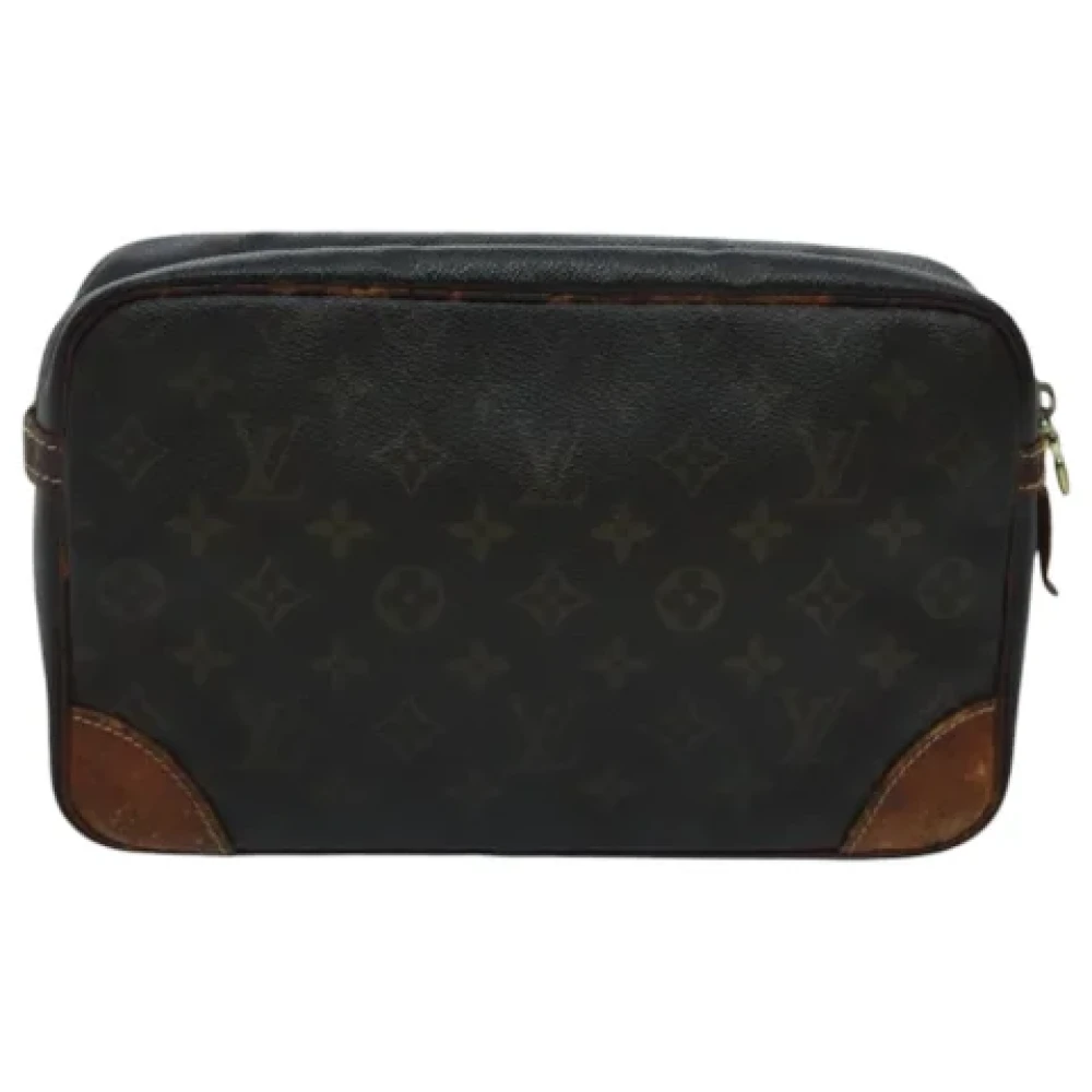 Louis Vuitton Vintage Pre-owned Canvas clutches Brown Dames