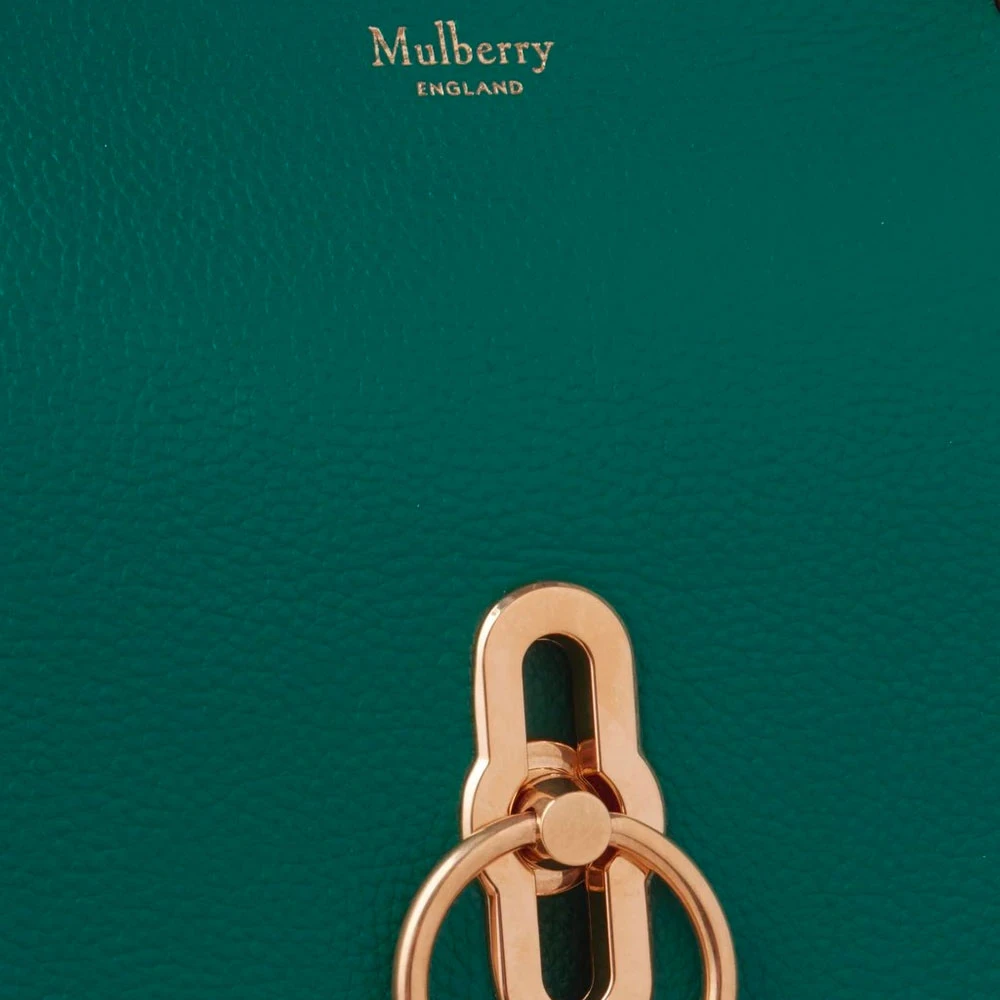 Mulberry Kleine Amberley Satchel Malachite Green Dames