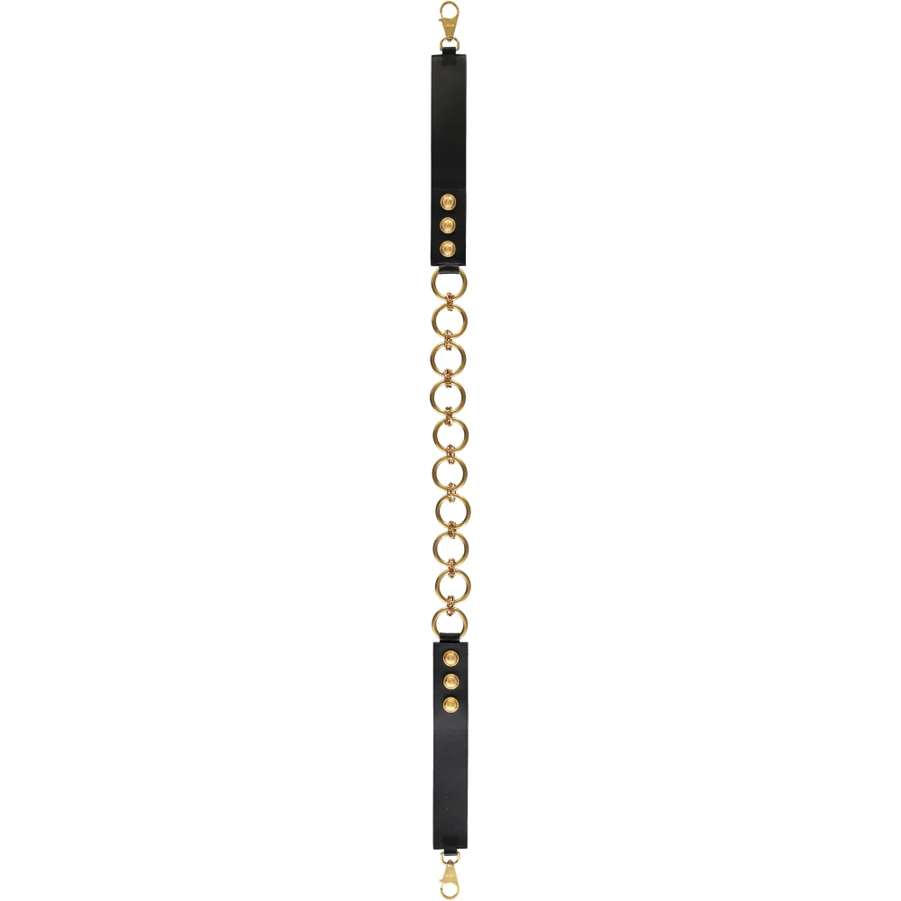 Balmain Ketting Schouderband met Goudkleurige Hardware Black Dames
