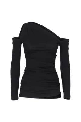 Asymmetrisk Jerseytopp