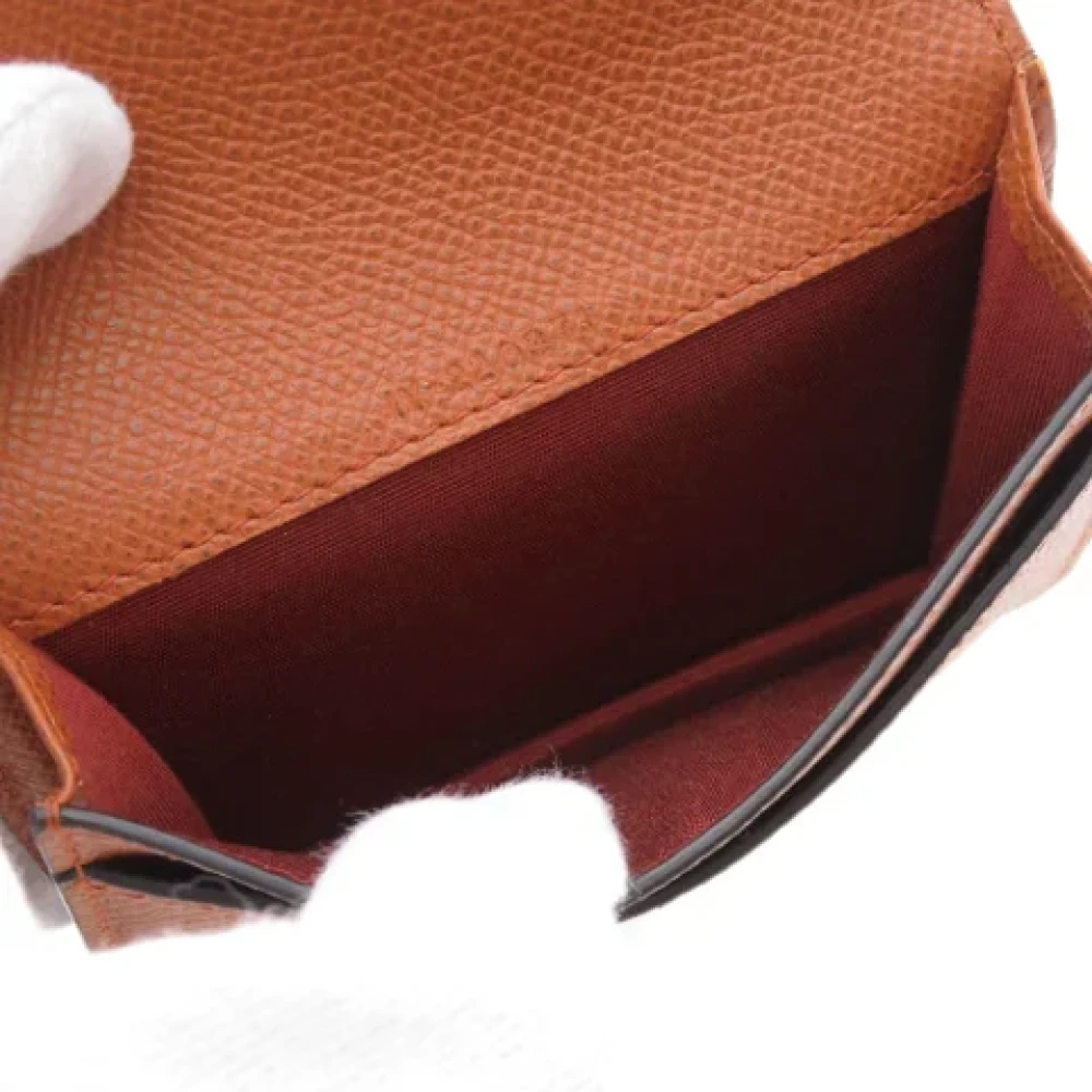 Salvatore Ferragamo Pre-owned Leather wallets Brown Dames