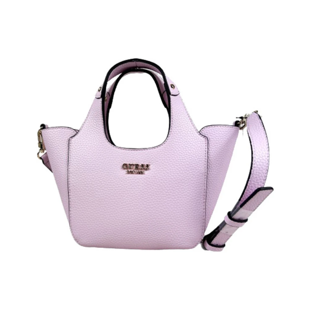 Guess Elegante paarse handtas met gouden details Purple Dames