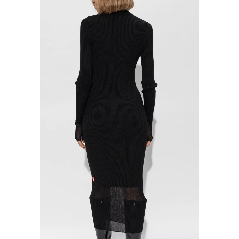 Diesel Jurk M-Slint Black Dames