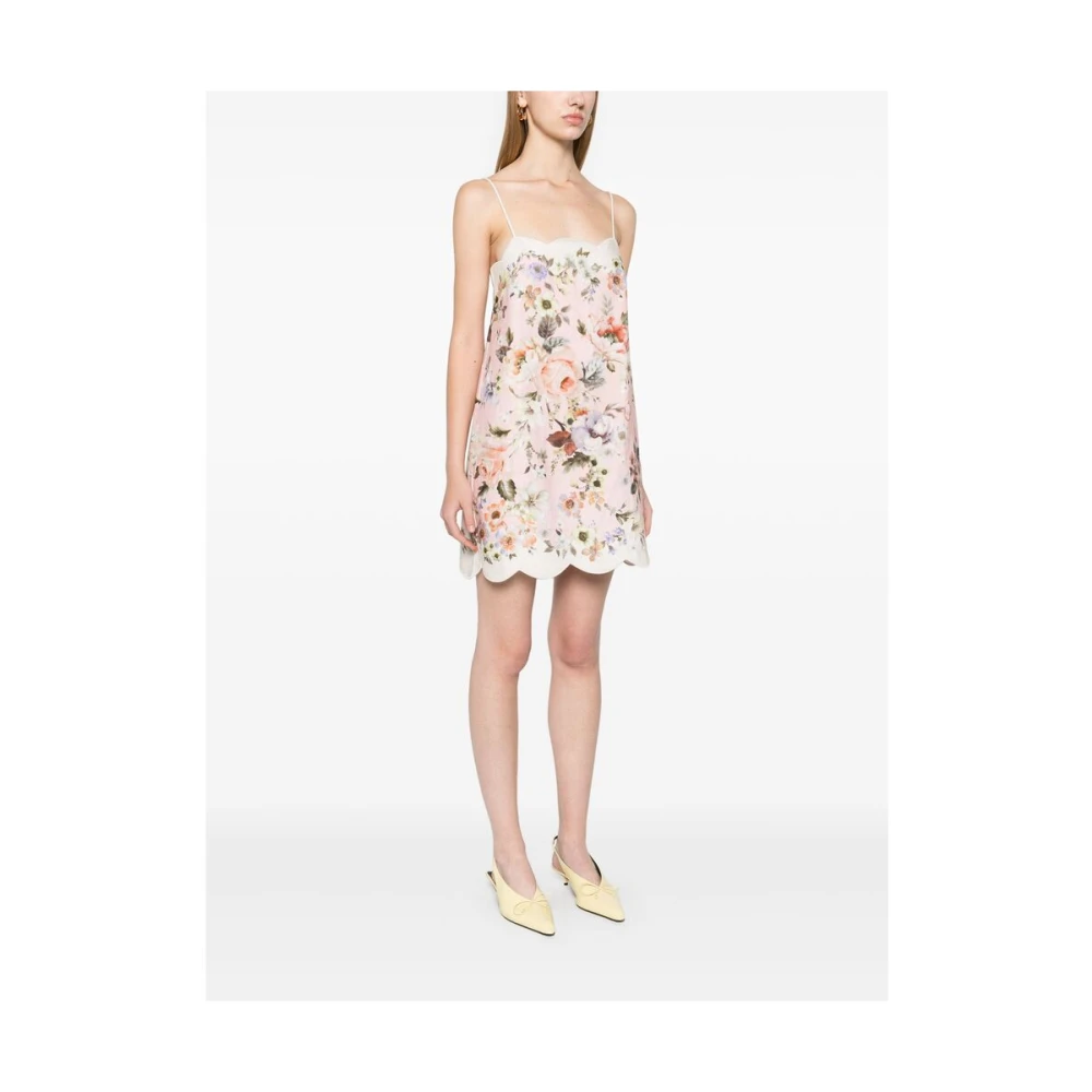Zimmermann Acacia Print Linnen Jurk Multicolor Dames