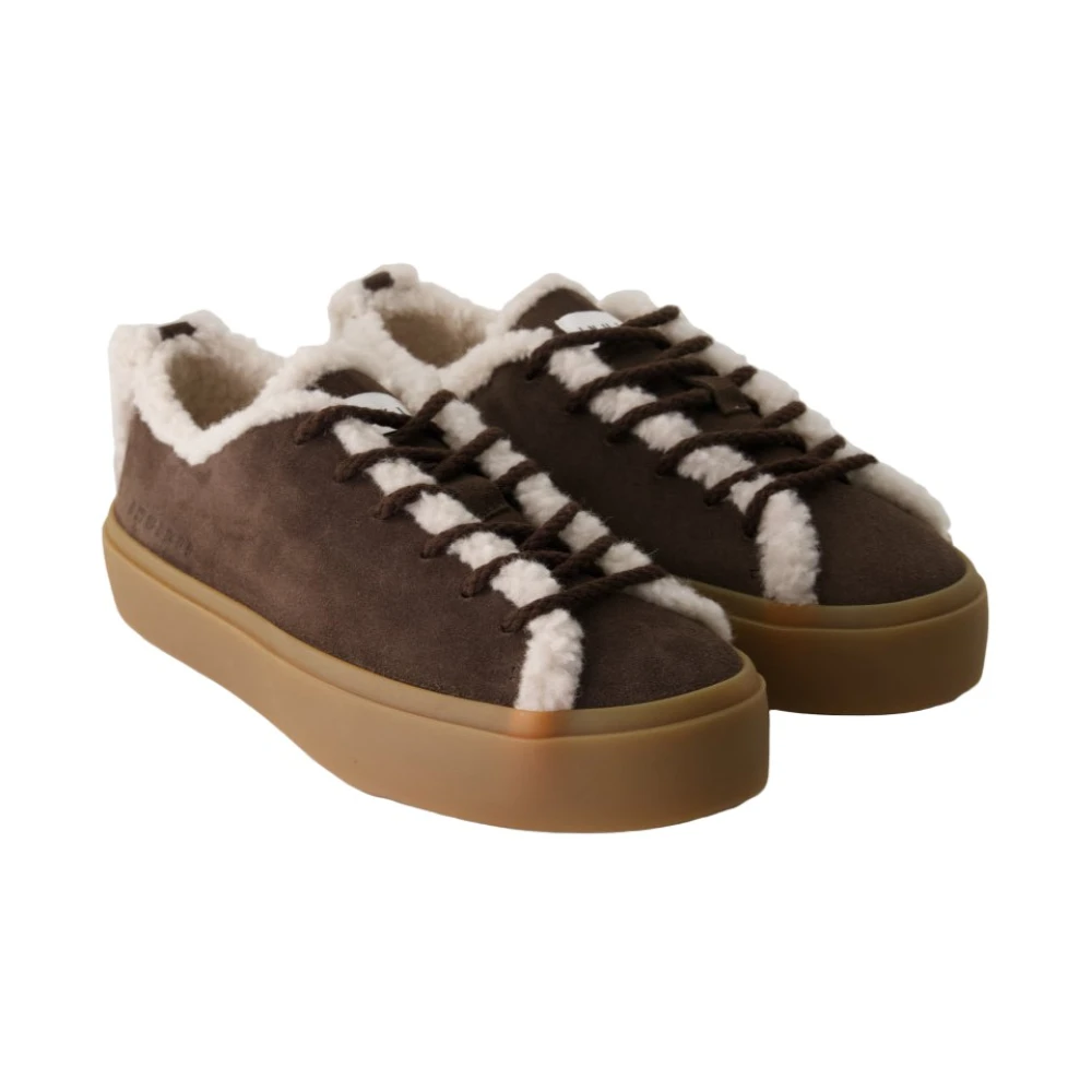 Inuikii Hw25 Shearling Low Dames Schoenen Bruin