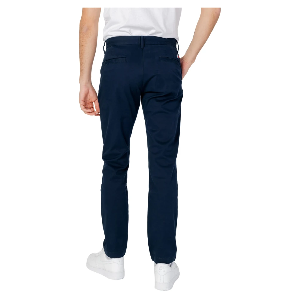 Tommy Jeans Klassieke Chino Broek Marineblauw Blue Heren