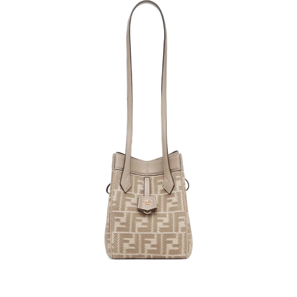 Fendi Women's Beige Bucket Bags, One Size, Origami Mini Bag