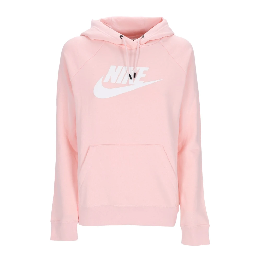 Nike Essentiële Hoodie Atmosfeer Wit Lange Mouw Pink Dames