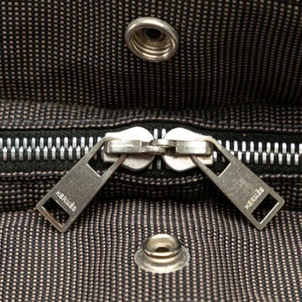 Hermès Vintage Pre-owned Canvas hermes-bags Gray Dames