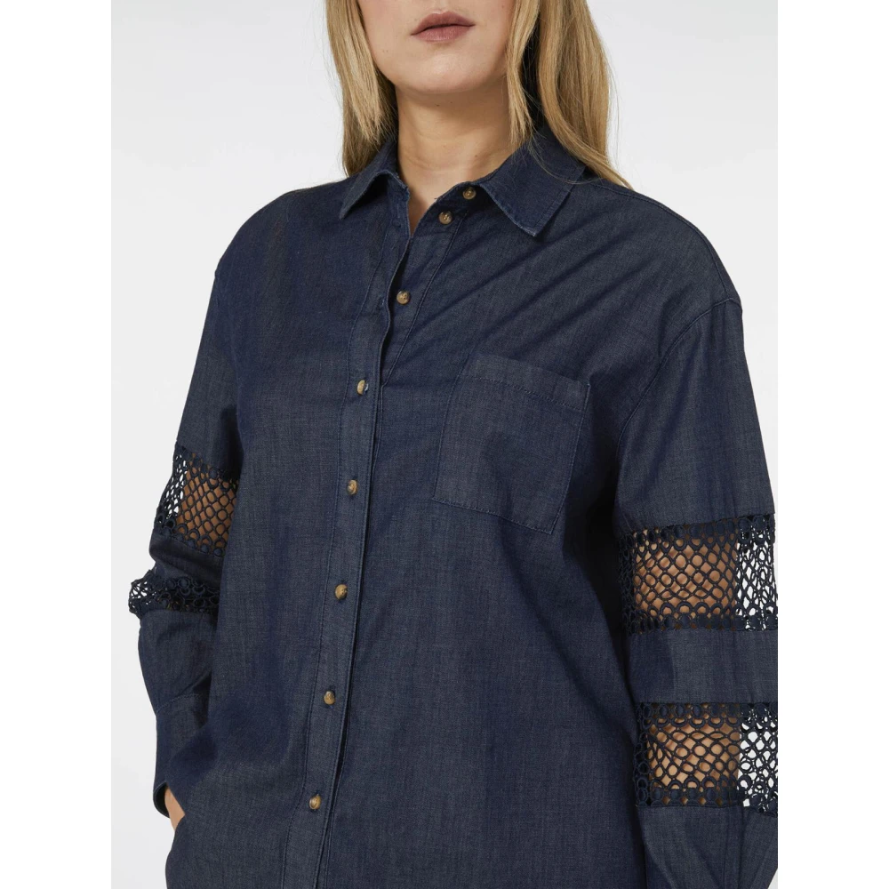 Elena Mirò Stijlvol Overhemd Blue Dames