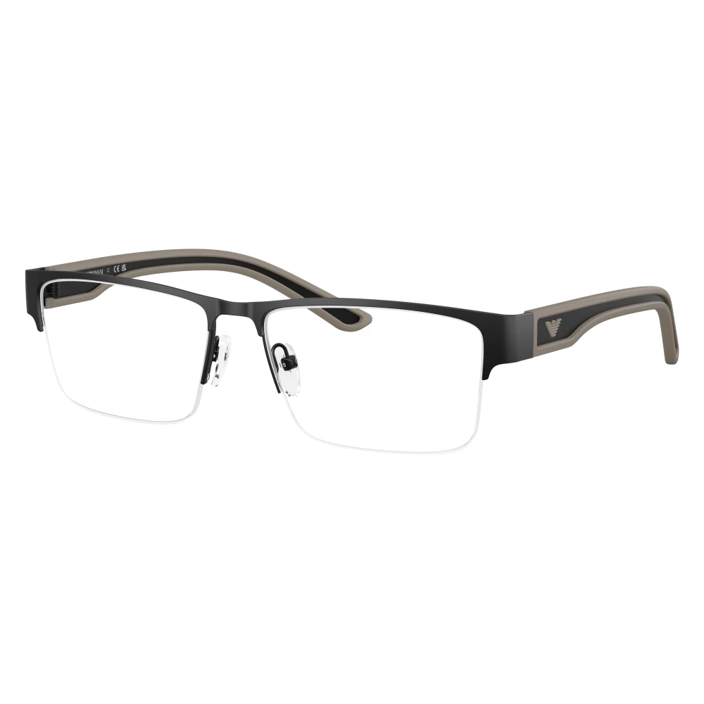 Emporio Armani Unisex Black Glasses, 55 Mm, 0Ea1182