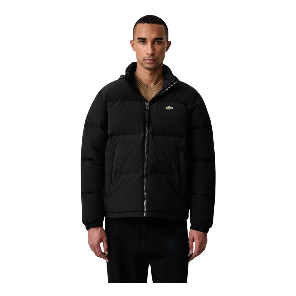 Lacoste Uomo Nero Giacche, M, New,