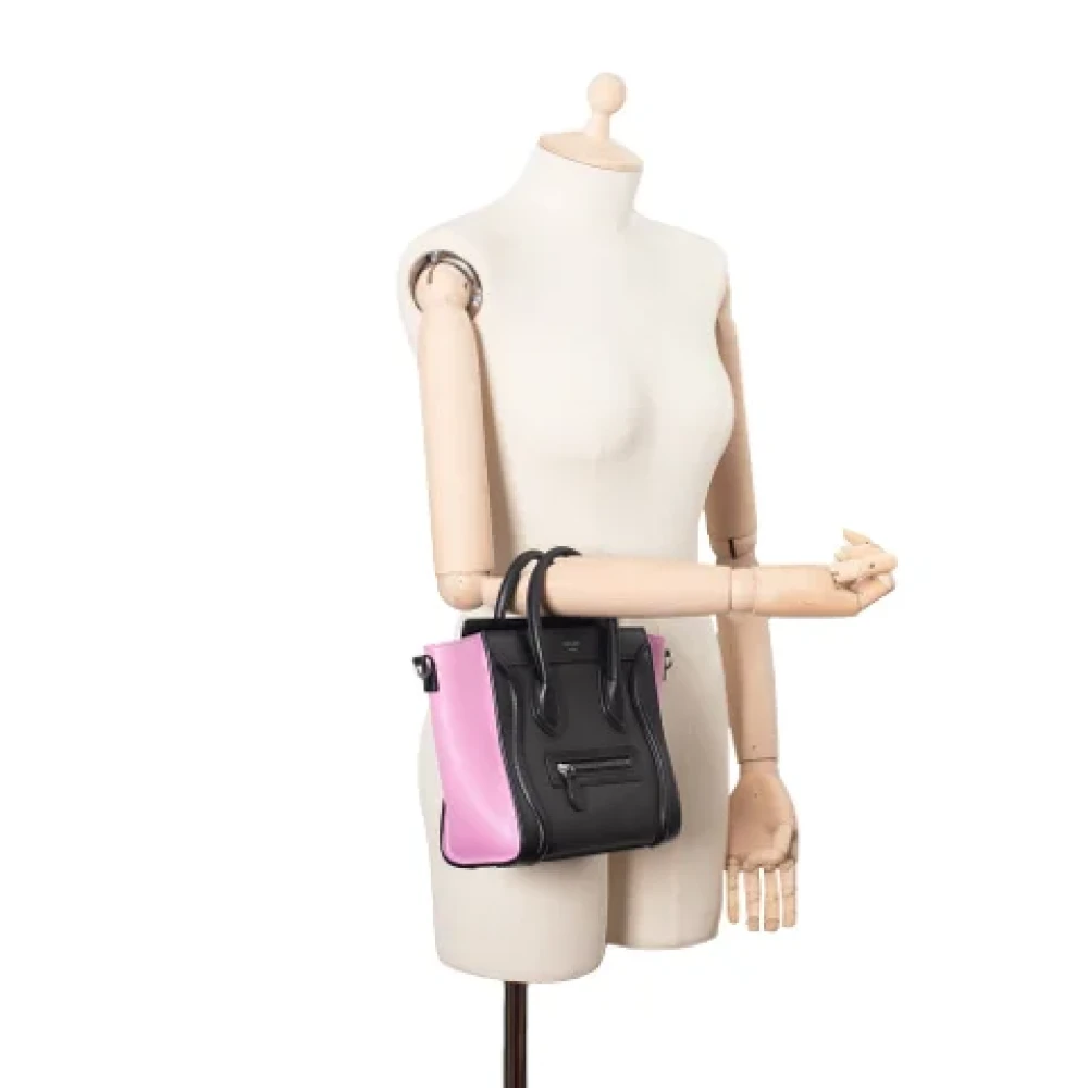 Celine Vintage Pre-owned Leather celine-bags Black Dames