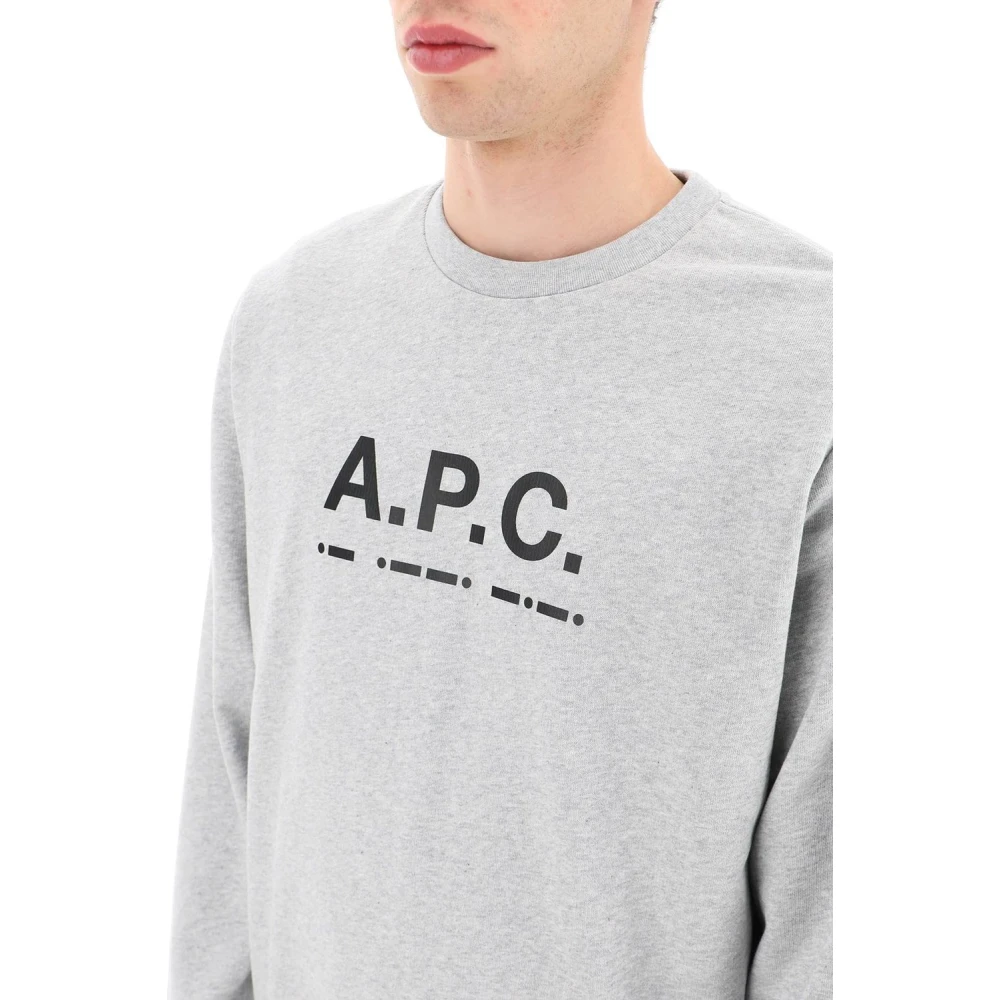A.p.c. Hoodie Sweatshirt Gray Heren