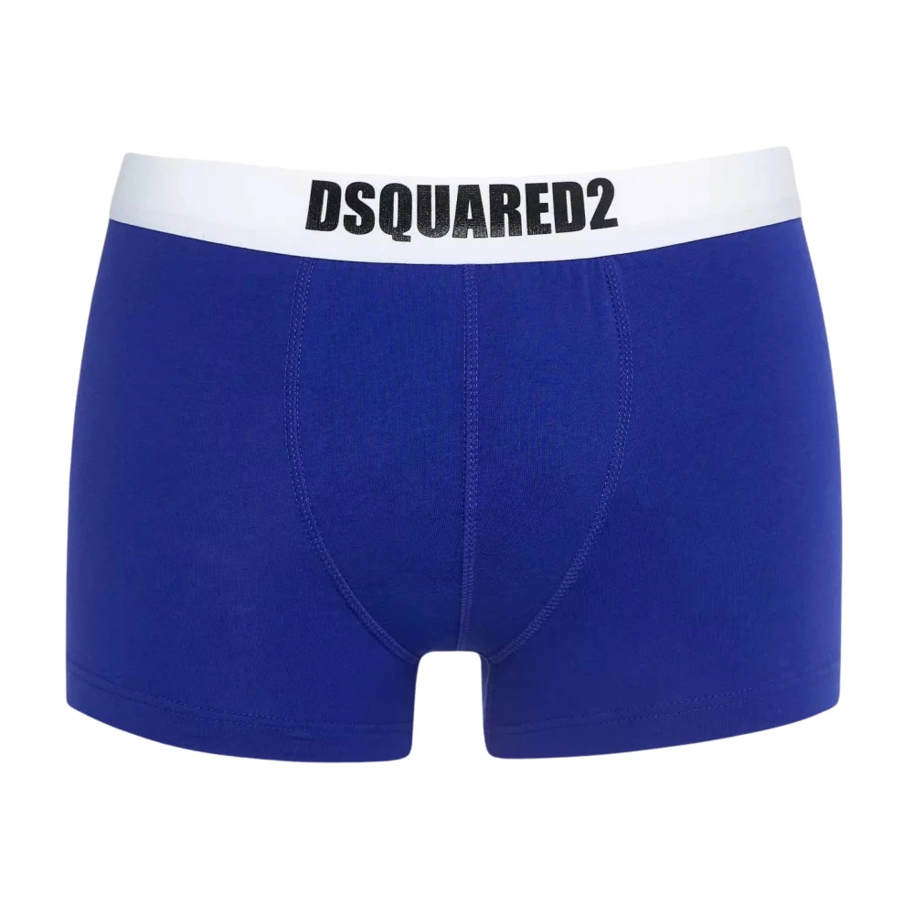 Dsquared2 Blauwe Logo Boxers Blue Heren